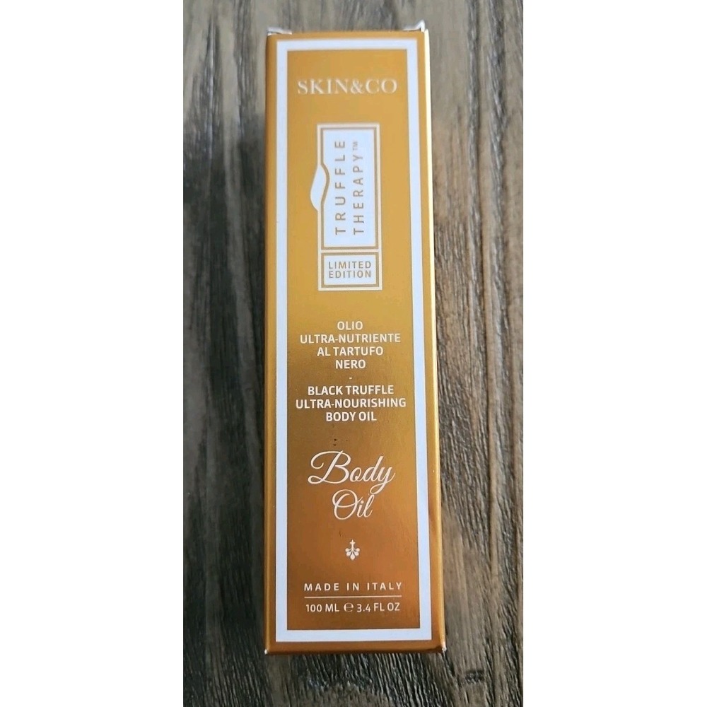 SKIN & C0 Black Truffle Ultra Nourishing Body Oil 3.4 Fl Oz - 100 ML